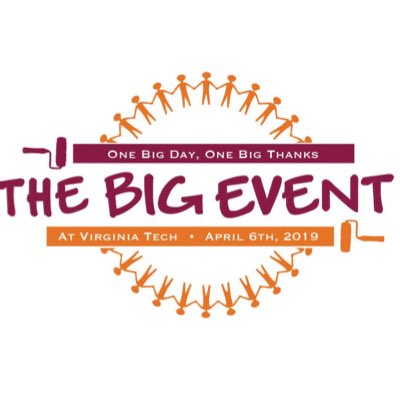 VTBigEvent's tweet photo. The 2019 logo is officially here!! Special thanks to our talented Visual Communication Execs for working so hard on it!!! #NewProfilePic #NewLogo #onebigday #onebigthanks #onebigfamily #onebigevent #vtbigevent2019 https://t.co/9zkQ3xC4vK