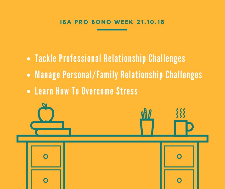 IBAWorlds's tweet photo. 4 days to go. Friday 5th Oct is your last day to apply for IBA ProBono Week
 https://t.co/1BSzuUOesA … #unemployed #mentalhealth #mentalhealthatwork  Please RT https://t.co/GcZpVNFMQV