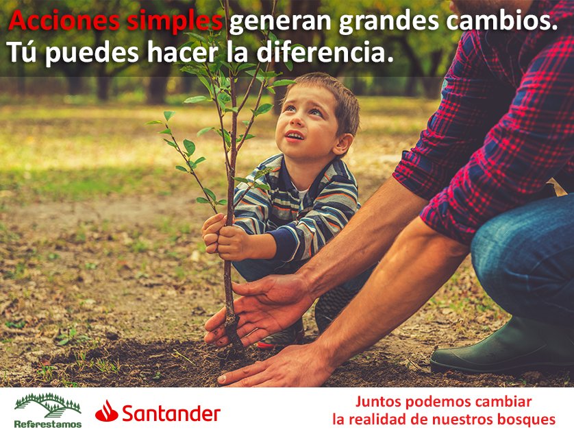 ReforestamosMx's tweet photo. Acciones simples generan grandes cambios, 

ayudar al planeta también es una buena inversión

Durante el mes de #octubre puedes ayudarnos desde los cajeros @SantanderMx https://t.co/bmAoXHNXSh