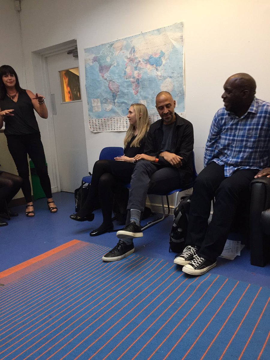 OneBigCommunity's tweet photo. Here at @HackneyQuest with @JermainJackman @BOyedoyinMYP meeting @rydermc with @CarolineSelman @Meg_HillierMP hearing young people talk about issues @YouthViolenceUK has solutions for in its two year evidence based report https://t.co/sOWcqWjD9E #SolutionsYVC https://t.co/Ou1rNMvz8o