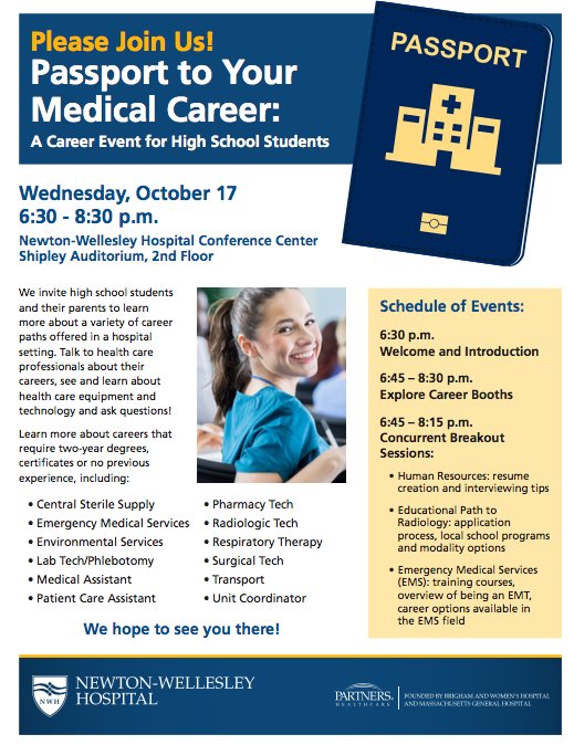 Interested in a career in the medical field?  Check it out!