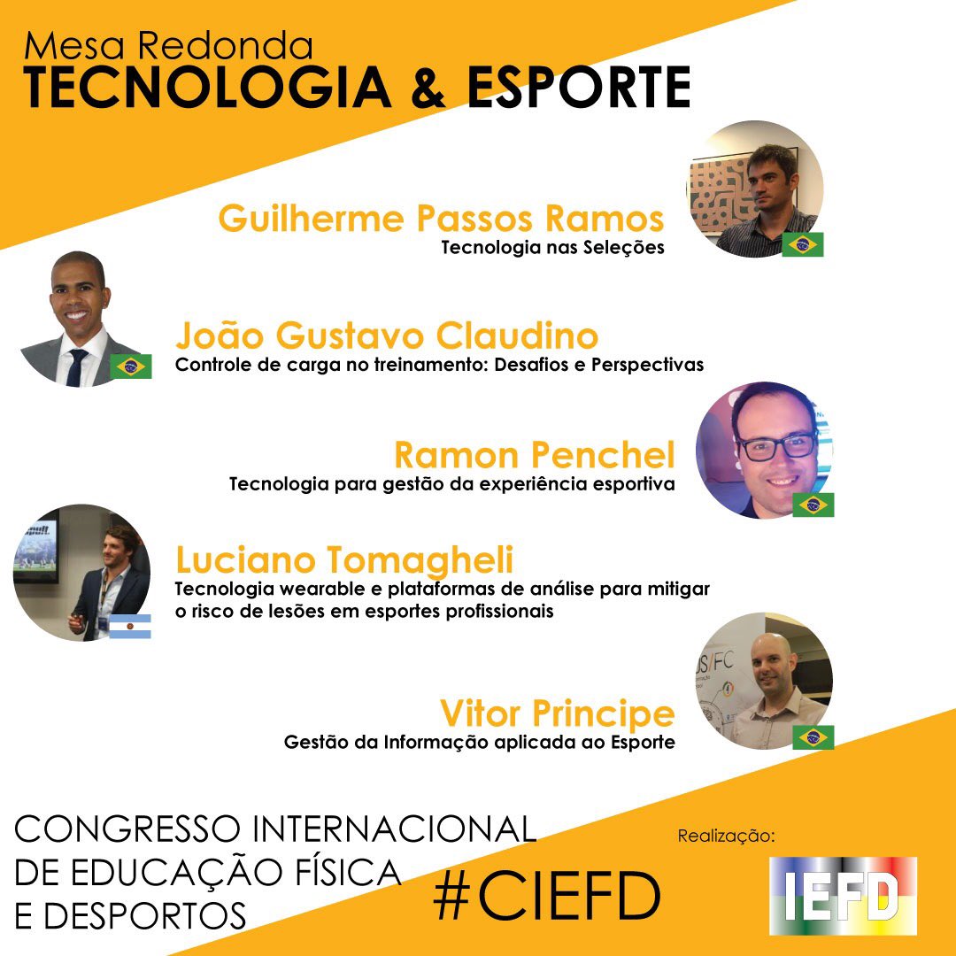 ClaudinoJG's tweet photo. Congresso Internacional de Educação Física e Desportos. Mesa Redonda: Tecnologia & Esporte no dia 23/11/2018 na @UERJ_oficial #ciefd #SportsTech #startup #controledecarga #loadcontrolteam #loadcontrolapp https://t.co/V9ekuue7yV