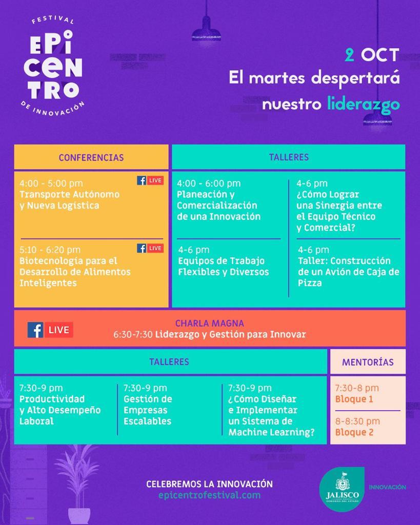 Iniciamos el segundo día del #EpicentroFest
Te esperamos a partir de las 4 p.m. en PALCCO #AlcanzaOtraDimensión
#Liderazgo como tema central.