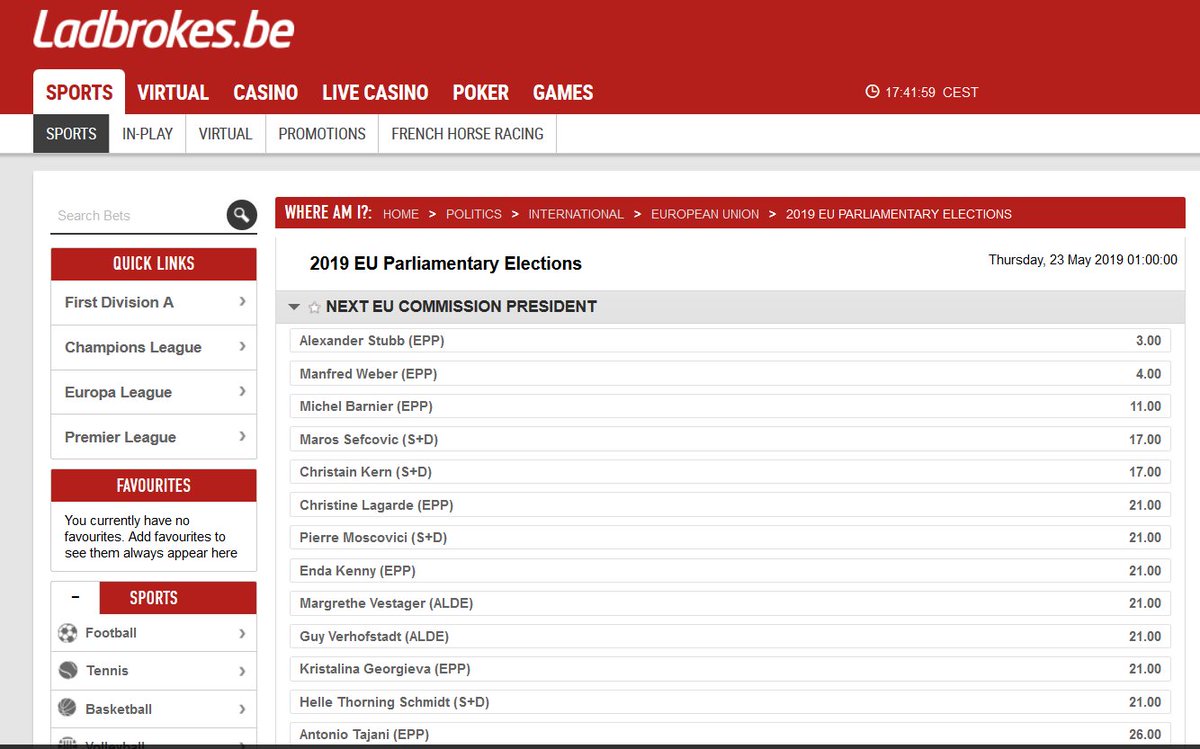 Ladbrokes Betting Odds Ladbrokes Betting Odds