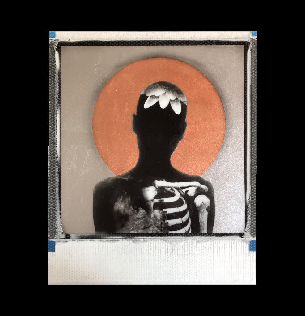 millarpolaroid's tweet photo. One-off versions of Fractured mixed media screen print  #polaroid #film #gold #silver #college #andrewjmillar #contemporaryart #artgallery #limitededition #tictail #screenprinting https://t.co/vwTjDFaJqj