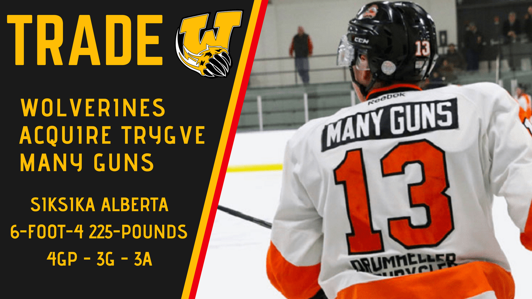 Waywayseecappo Wolverines on Twitter "TRADE mjhlWolverines Pull