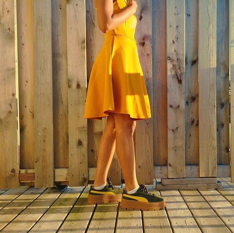 FENTYXPUMA's tweet image. Mellow Yellow ☀️ IG: erikachillmonger #FENTYxPUMA