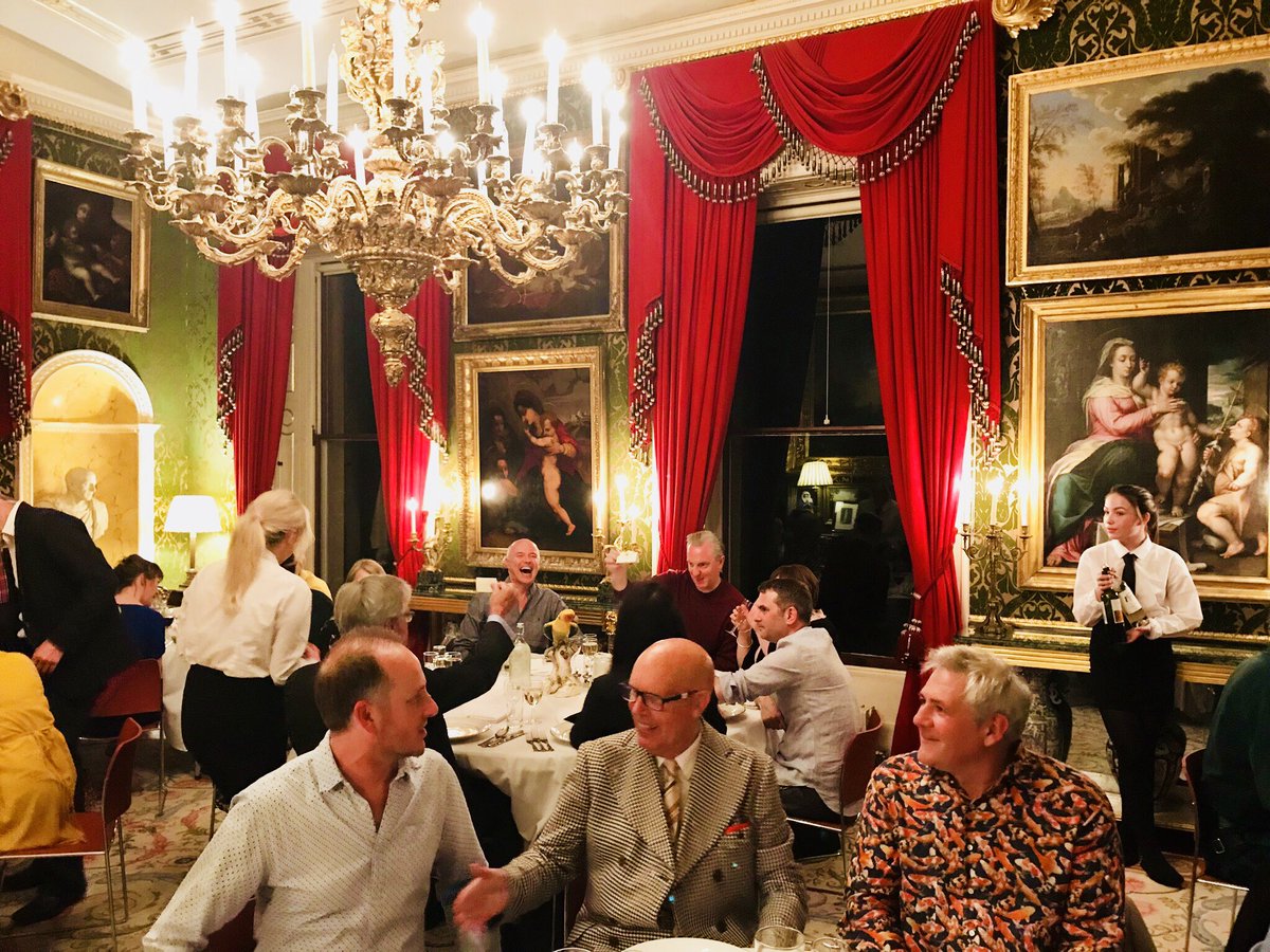 BroughtonHallLF's tweet photo. Throughout BHCLF our brilliant performers stayed with us across the beautiful @Broughton_Hall estate for the biggest author sleepover ever! Sat eve we hosted a Gala Dinner kindly sponsored by @skiptonbs with special performance from the incredible @harrynchris -a magical evening! https://t.co/fX81LcgOzn