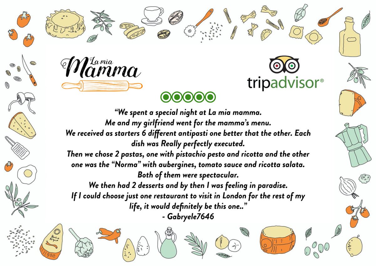 Our Mammas feel so proud reading through your lovely Trip Advisor reviews, what a joy to have so much kind feedback.