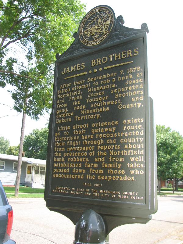 Sioux Falls Parks على تويتر Infamous Outlaws Jesse Frank