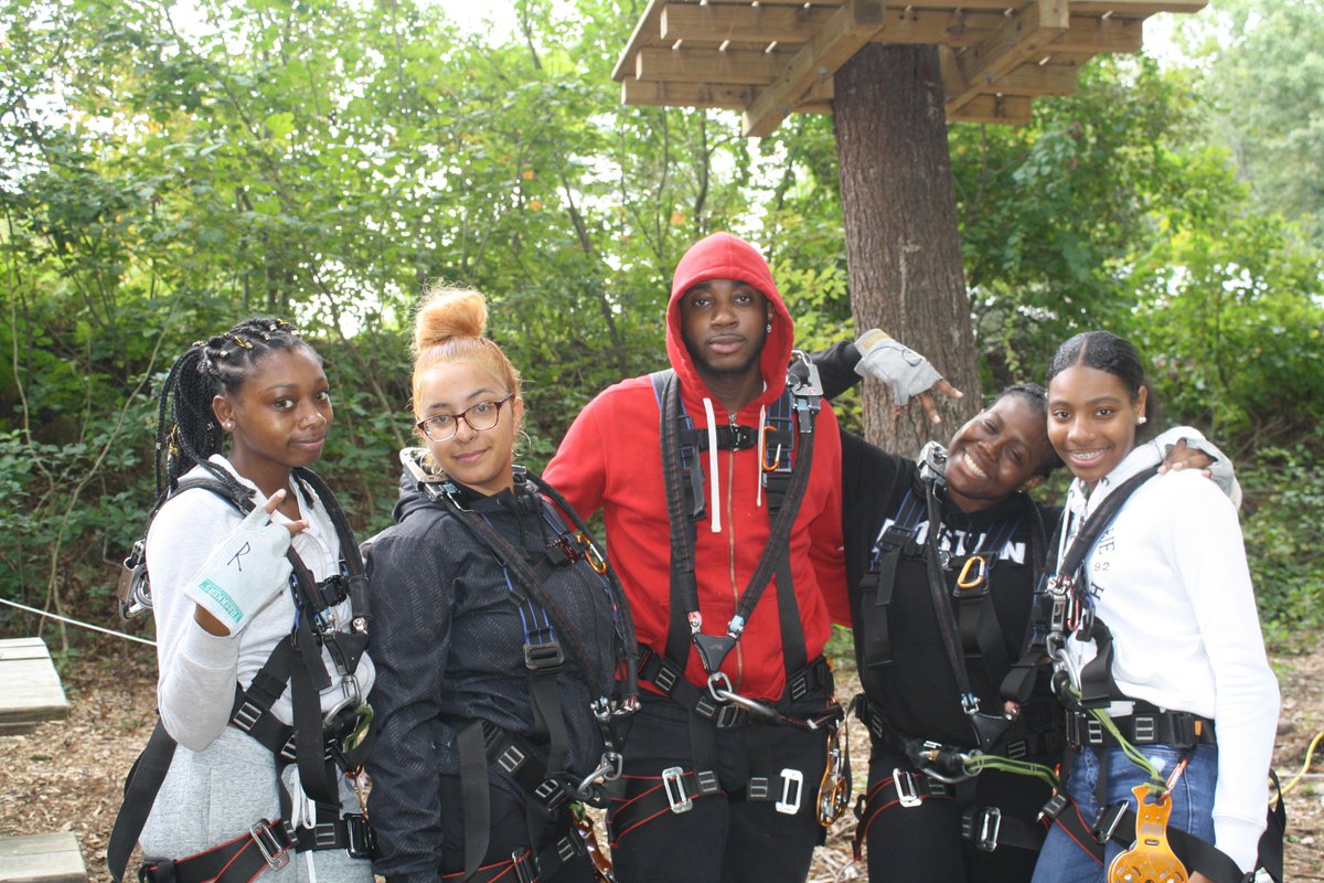 bostondayandeve's tweet photo. Highlights from our field trip to Tree Top Adventures yesterday! The elements were challenging, but we made it through by supporting and coaching one another through them! #bdearocks #teamwork #learningoutsidetheclassroom https://t.co/wjhWdjYlMr