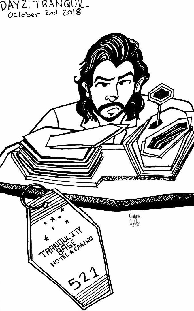 C_Rod2497's tweet photo. Day 2: [Tranquil] couldn’t help but think about Arctic Monkeys latest album Tranquility Base Hotel &amp; Casino!! So here’s Alex Turner 🖤
-
-#inktober #drawing #ink #sketch #october #arcticmonkeys #alexturner #tranquilitybasehotelandcasino https://t.co/6G0EFe4VlC