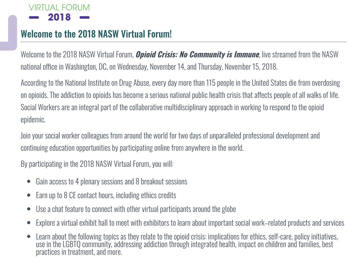 I love being a social worker, and think we play a critical role in addressing substance use...however, when our national body misses one critical piece of the picture (RECOVERY), it makes me weary. @NASWNews to talk about OUD, but not mention recovery is not a good look