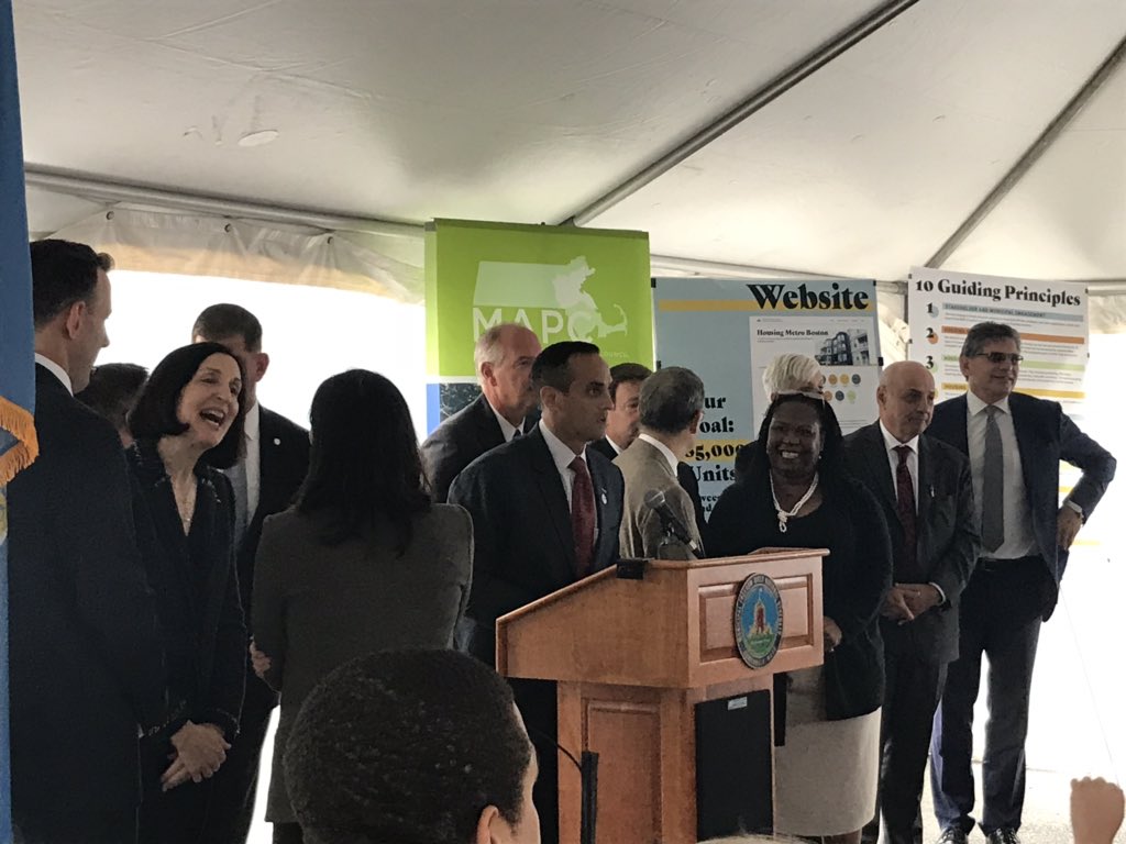 KMilchman's tweet photo. The Metropolitan Mayors Coalition announces the new housing goal: 185,000 homes by 2030 to respond to the needs of a growing economy and population. #MAPC #MMCHousing https://t.co/Q5MPvLc3zO