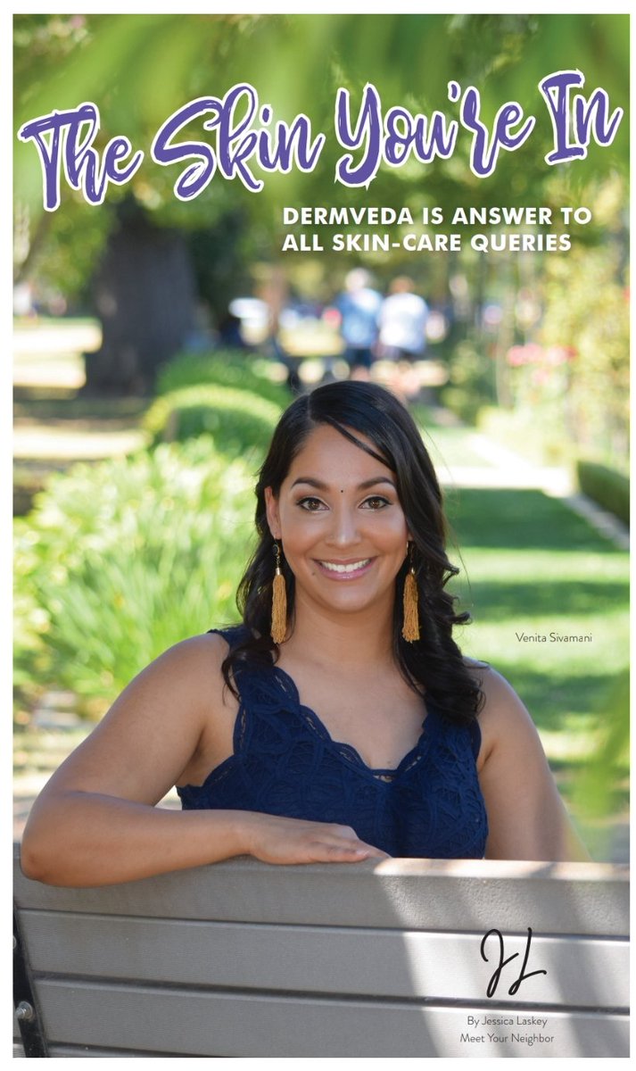 VenitaSivamani's tweet photo. "Beauty and wellness are not just about slathering on product. It's about getting to know yourself better and living an optimal lifestyle." Thank you Jessica Laskey and @insidepublications for featuring @dermveda and supporting our #SCWF2018 10/20 https://t.co/pIZeJQzwHd https://t.co/qPfH0Rvf2o