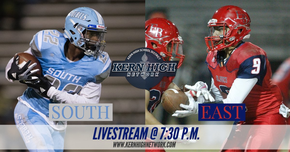 GAME OF THE WEEK: Watch the game of the week live this Friday at 7:30 P.M. as @SHRebels takes on <a href="/EastHighBlades/">East Bakersfield High School</a> at kernhighnetwork.com or on our Facebook page: Kern High Network. #khsdachieve @KernSchoolsCU <a href="/MCBuickGMC/">Motor City Buick GMC</a> <a href="/USArmy/">U.S. Army</a>