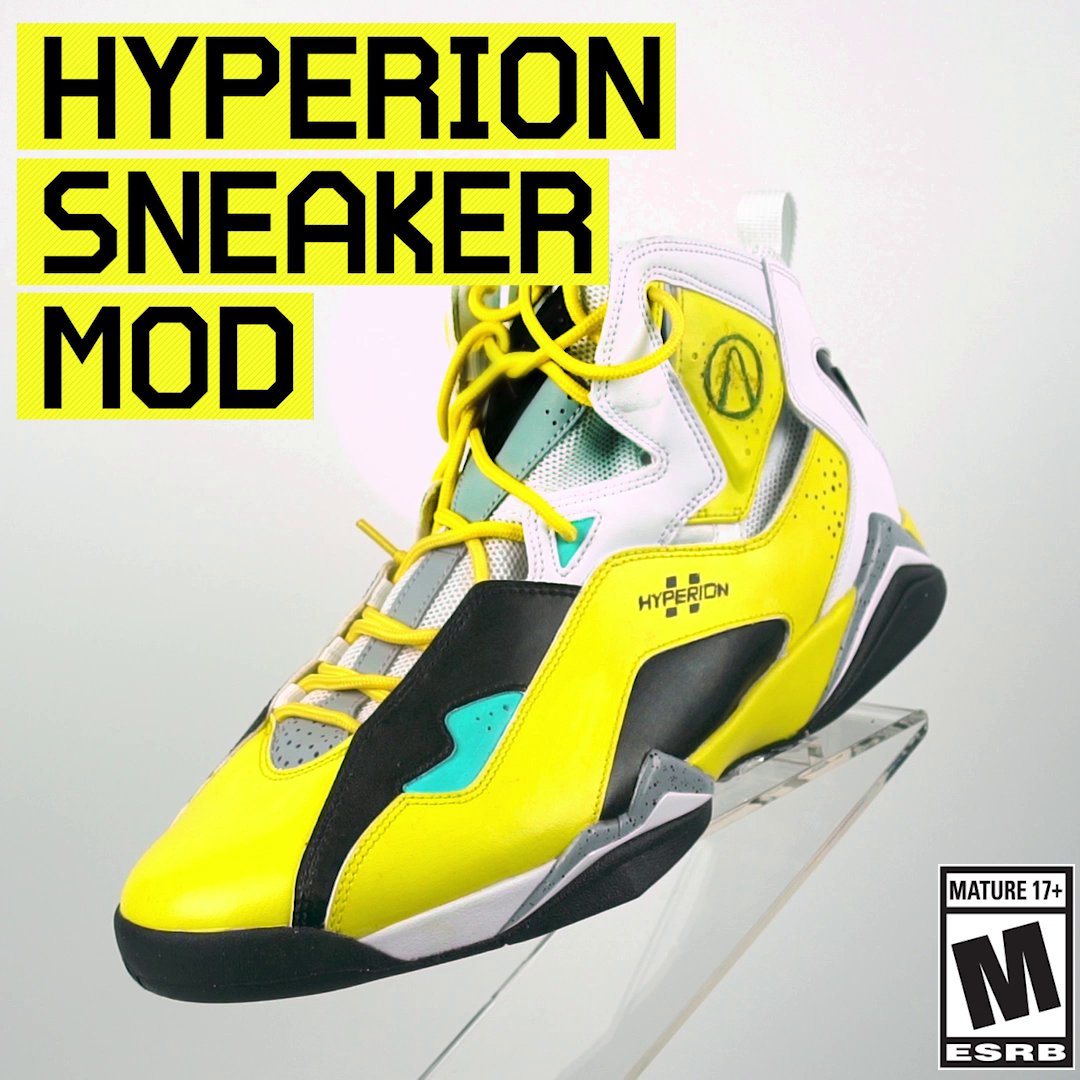 Achieve wagon Beloved Borderlands on Twitter: "There are many #sneakers in this world, but only  one pair bears the Hyperion insignia. Would you equip these Hyperion-modded  kicks? https://t.co/nmyGvsllQN" / Twitter
