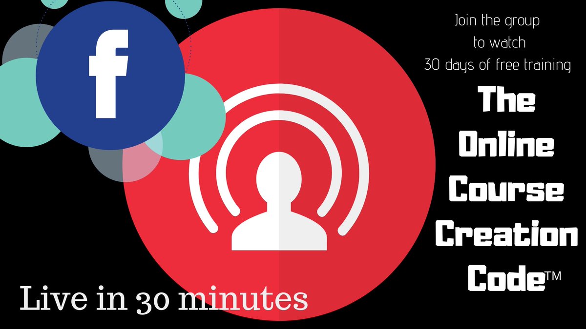 Day 2 Live in our Facebook Group - The Online Course Creation Code. Join here facebook.com/groups/myexper…