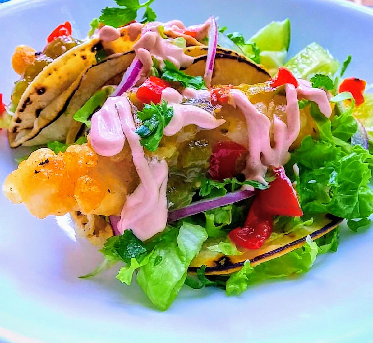 Beer battered fish tacos #recipe #Food #TuesdayThoughts #tacos #foodie #Cooking #foodporn #seafood #tasty #yummy #homemade