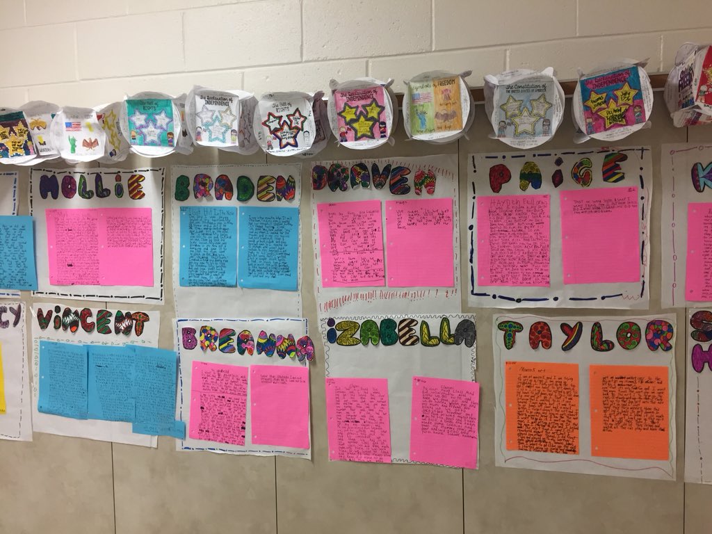 tabithapsencik's tweet photo. We published our first writing piece of the year. #rooswrite #whyWISD #CrockettRoos https://t.co/lE2DcAet43