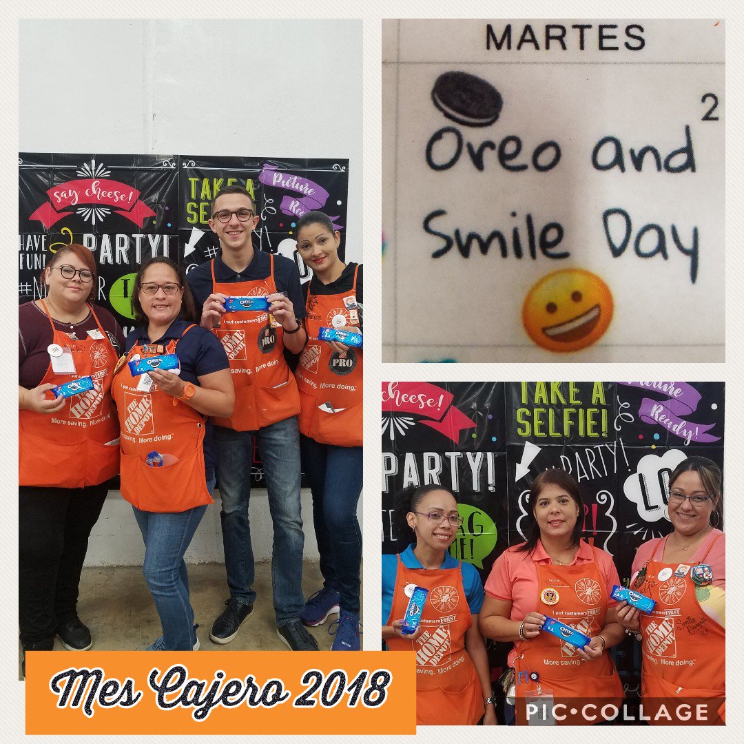 Alejandra4007's tweet photo. 🎉Mes apreciación del cajero! Celebrando con nuestros maravillosos cajeros en 6403! 🎉Gracias por su gran labor y atención a nuestros clientes! #CAM2018 @IanOjeda2 #THD6403 https://t.co/Ude6Y5YHTO