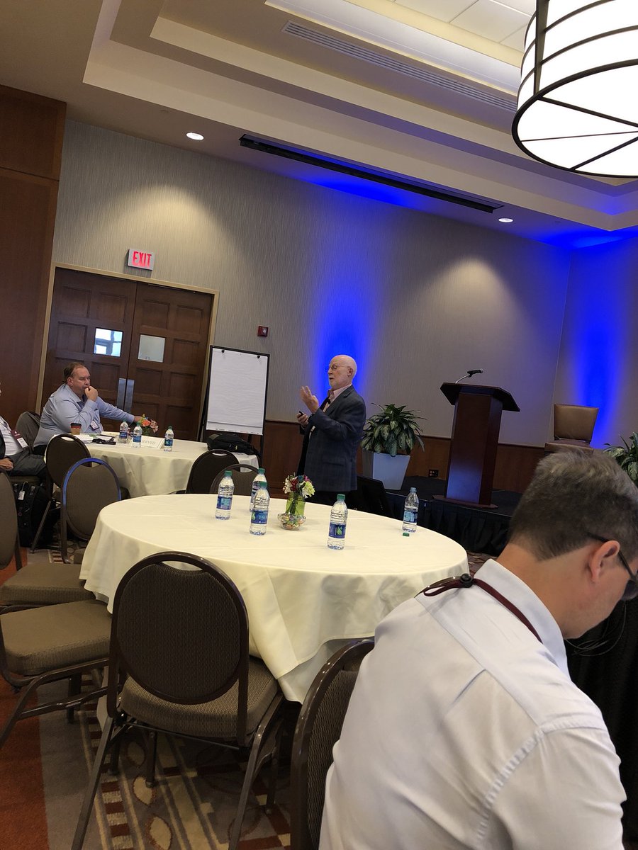 BellaEnglebach's tweet photo. The self-confessed “oldest guy in the room,” Michael Kennedy is asking #LPPDE18 an important question: 22 years later we still can’t match @ToyotaMotorCorp’s Product Development excellence. Why? @LPPDE #lean #testthendesign https://t.co/43vc7BIlJO