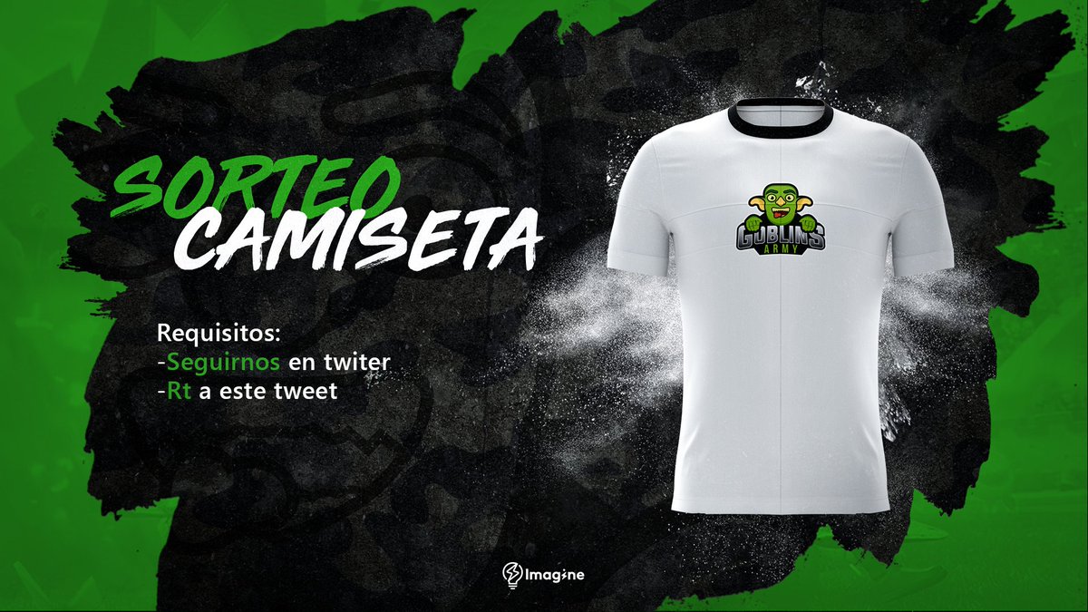 ¡Y oooootro sorteo más!

👕SORTEO CAMISETA👕

➡️REQUISITOS: Seguirnos y dar RT a este tweet.

➡️GANADOR el día 9/10/18.

#GoGoblins💚