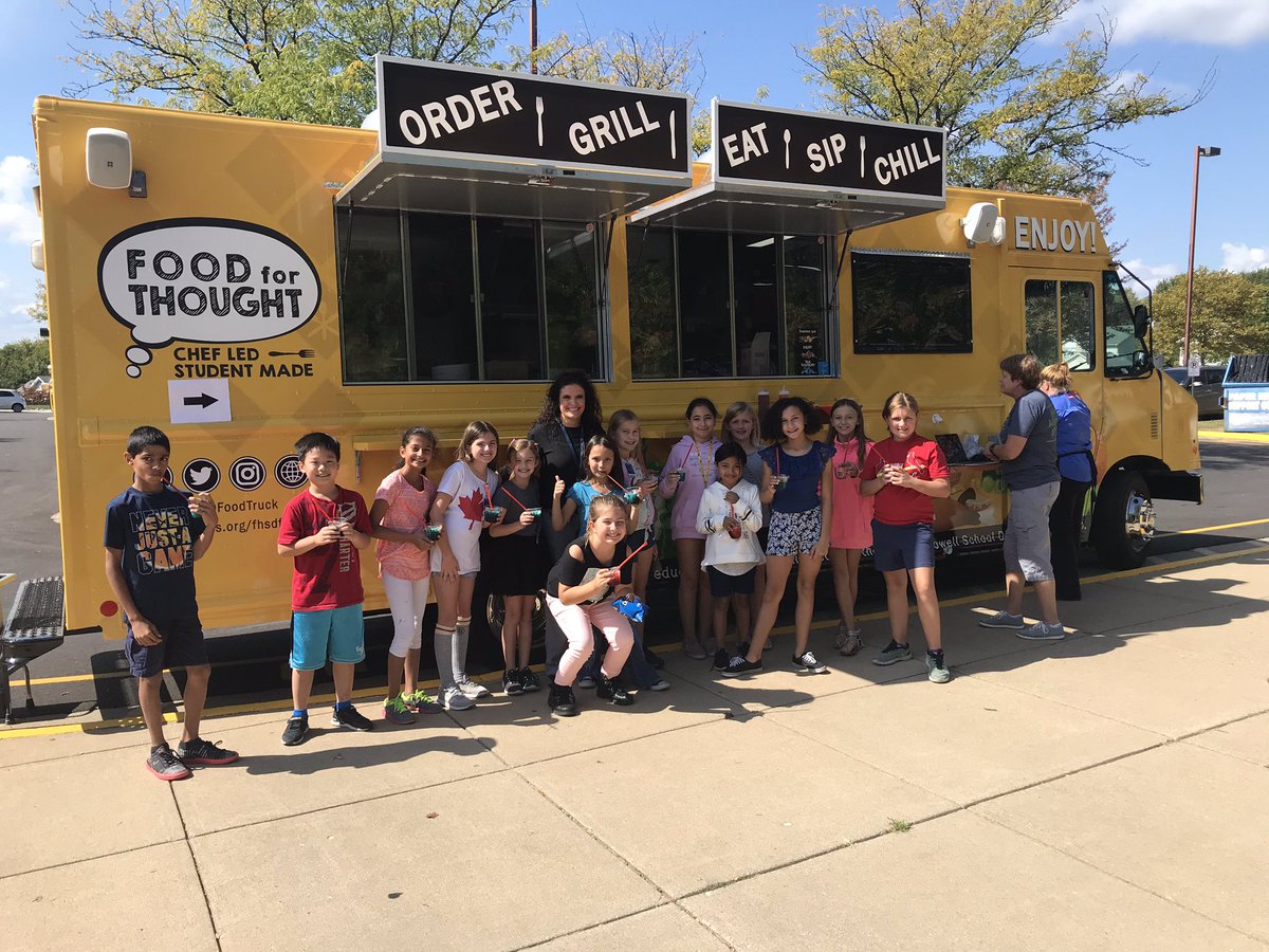 _HarvestRidge's tweet photo. Celebrating our Hawks of the Month with the FHSD Food Truck. #FHSDLearns #hawkpride https://t.co/CHjv0S0fgW