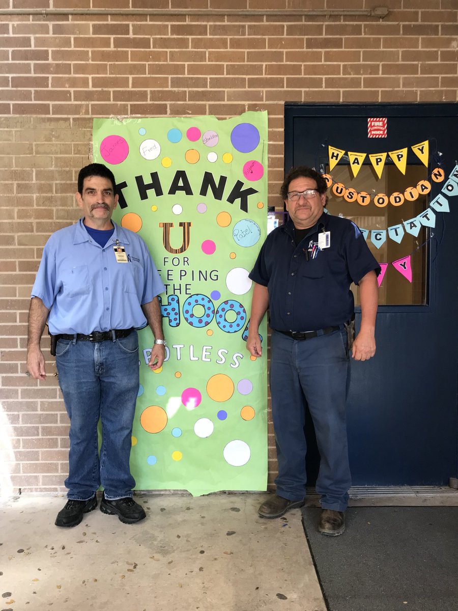 MrsPatel7's tweet photo. Thank you to our wonderful custodians for everything they do. You guys are awesome! Happy custodian appreciation day! https://t.co/aO6nXwedCM