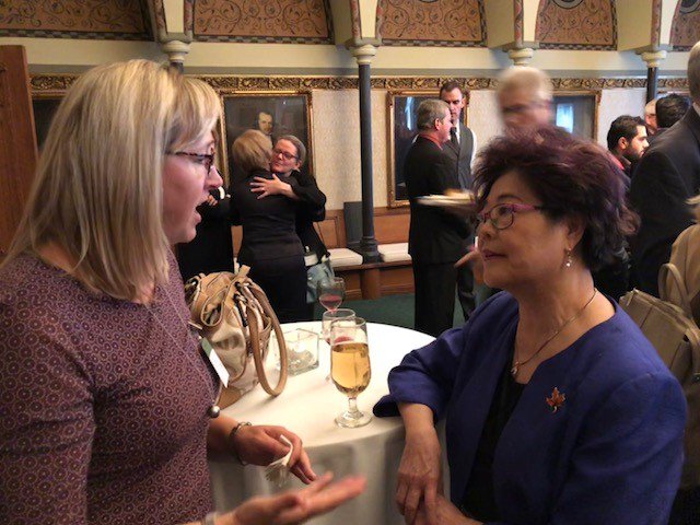 hearinglifeca's tweet photo. #HearingLife attended the National Seniors' Day Reception in Ottawa. This event gathers all members of parliament to highlight National Seniors' Day. Staff did a great job discussing the Campaign for Better Hearing & the importance of #hearinghealth accessibility! #cfbh https://t.co/a7k0bP8G6M