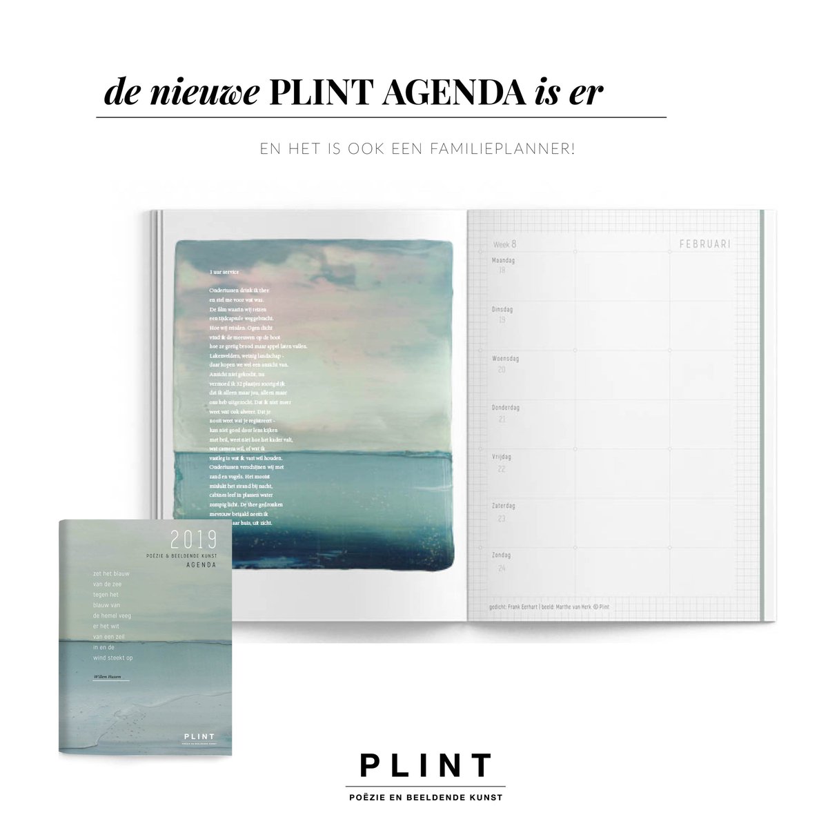 qui qui! Et voila!
De PLINT agenda 2018 is er. 
Met complete familieplanner! 

plint.nl/nieuw/