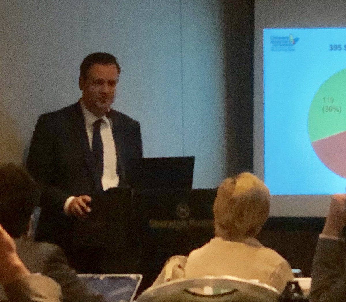 Dr. Matt Hiemenz presenting at Thermo Fisher Scientific’s Global COE Summit 2018 on his groundbreaking work with Dr. Tim Triche, Children’s Hospital LA/USC regarding the Oncomine Childhood Cancer Research Assay!!