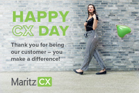 Happy CX Day, and a big thank you to all of our customers from @MaritzCX !
#CXDay2018 #Maritzcx