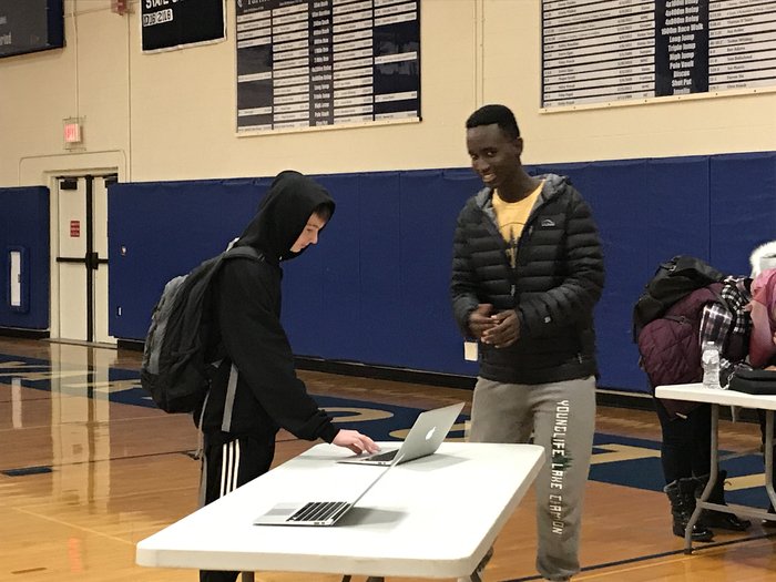 YarmouthHS's tweet photo. Freshman elections today! https://t.co/2RW1he7wAS