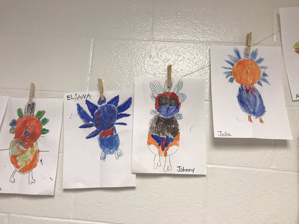 Gr1isFun's tweet photo. Gobble gobble! Grade 1 watercolour turkeys! Happy Thanksgiving! 🦃 https://t.co/h3OupwxZqz