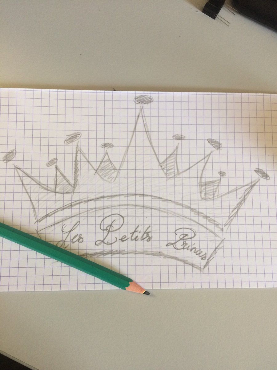 LesPetitsPrinc3's tweet photo. après dessin voici la première concrétisation d’une idée de logo, sûrement à améliorer mais l’équipe est déjà très contente du rendu! 👑 https://t.co/lEt387RBpc