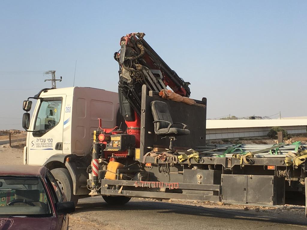 TogetherTuwani's tweet photo. Israeli army seized a new structure in #Halaweh Palestinian village, #SouthHebronHills.
The village is located inside the so called #FiringZone918: an area that the Israeli authorities want to turn into a military zone, with the consequent expulsion of the Palestinian residents. https://t.co/w6XzI9SX8r