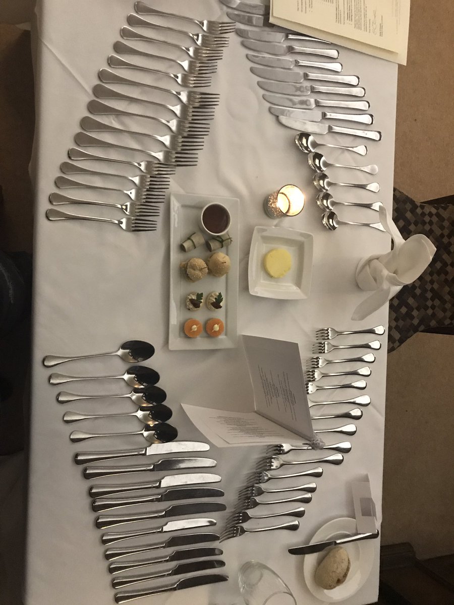 Enough cutlery on the table. Let the food tasting begin 😂 #WeddingPrep