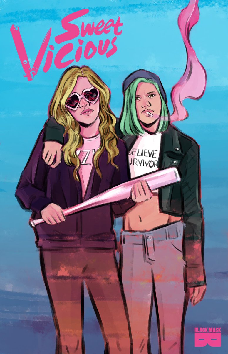 JennKaytin's tweet photo. Four incredible pieces of art by four incredible women! @SkyePatridge @m_llovet @kikaisaigono @emishlyart #SweetVicious https://t.co/Zj4ggjB0fv