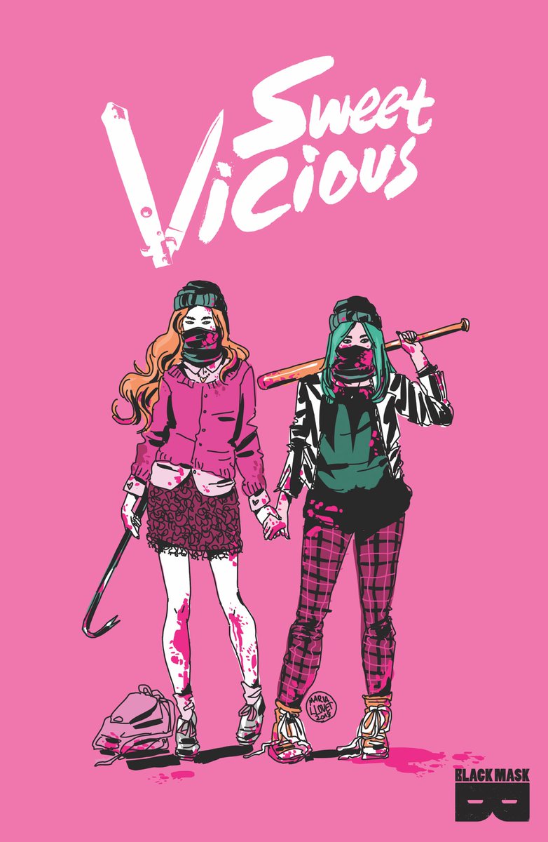 JennKaytin's tweet photo. Four incredible pieces of art by four incredible women! @SkyePatridge @m_llovet @kikaisaigono @emishlyart #SweetVicious https://t.co/Zj4ggjB0fv