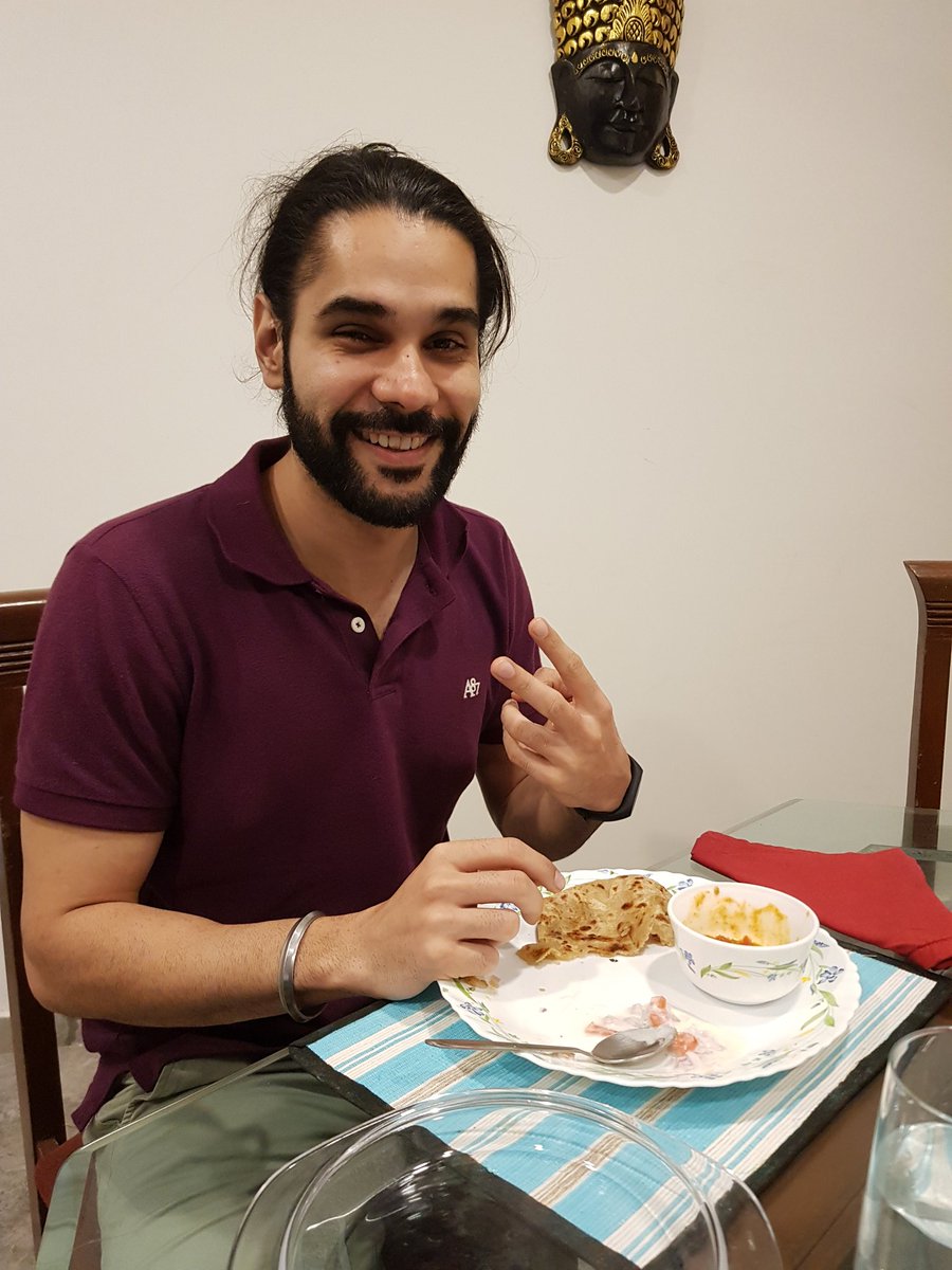 MohitMGulati's tweet photo. When Indians best Paratha Entrepreneur comes over to our home to eat some Parathas!!!

@OyeKiddan https://t.co/DNCLlFpeg9