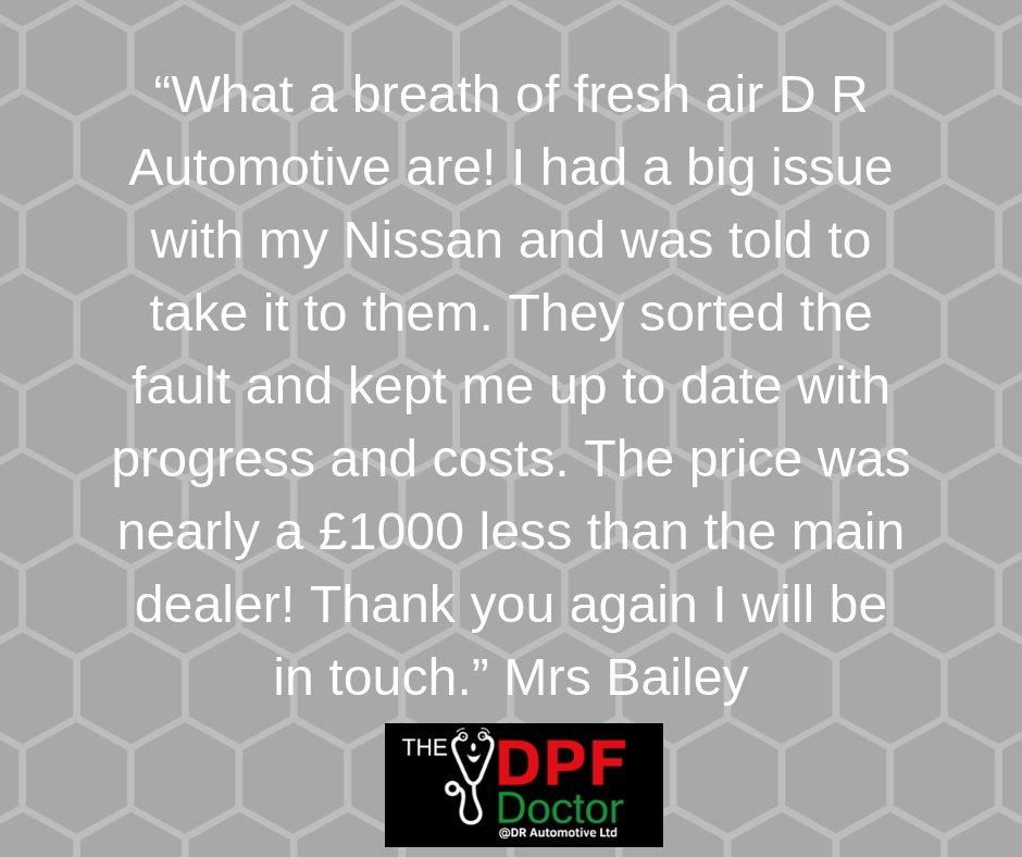 #TestimonialTuesday #DPF #Staffordshire #Stafford