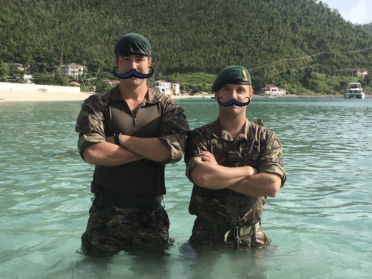 CommandoCaribb1's tweet photo. Alongside preparations for disaster relief deployments and planning wider engagement tasks, HADR Tp have taken on a new challenge...
.
#movember, in October(!)... roll on Mo-tober!
.
To sponsor us please see
https://t.co/ciuAEWIhb7
.
#proudsapper #Commandos #royalmarines #RFA https://t.co/HrujCyBVDW