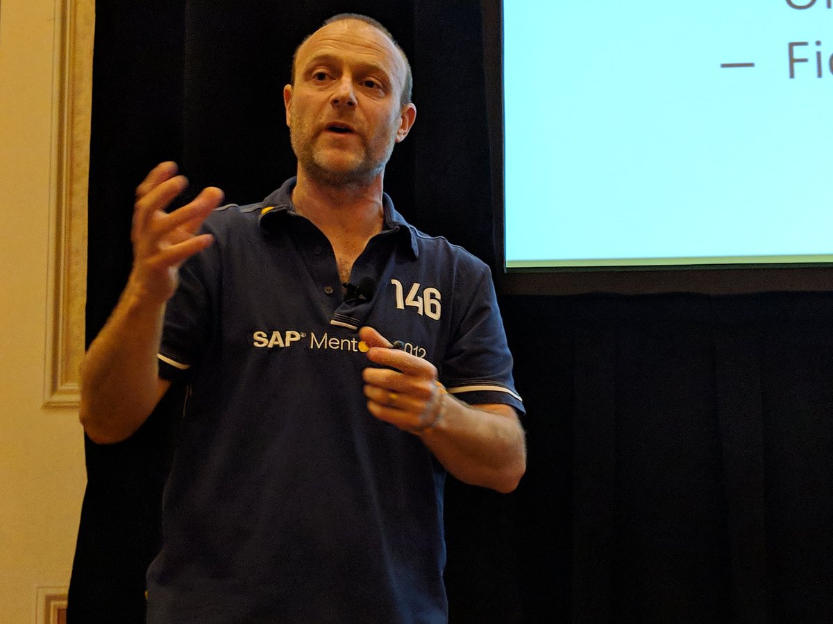 MikeEDoyle's tweet image. @alisdair73 shares his experience with the #sdkforiOS @SAPTechEd @SAPMobile @schlossermobile