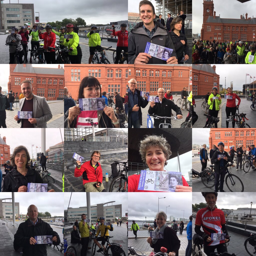 An amazing day for cycling in Wales as <a href="/CdffCycleCity/">Cardiff Cycle City | Dinas Feicio Caerdydd</a> #CycleontheSenedd brought people together to make the case for proper investment in active travel.