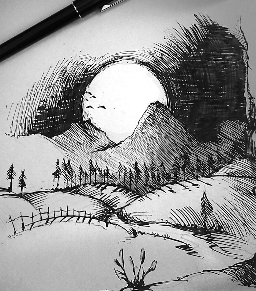 SarahLOxford's tweet photo. #inktober #inktober2018 
https://t.co/XVC3gyZVYV https://t.co/ACBv76AS0z