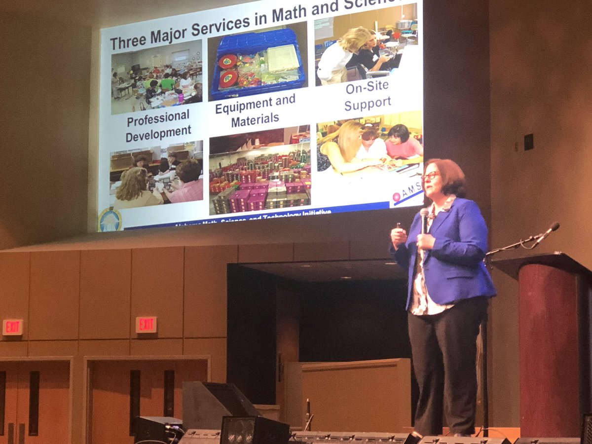 mallory_kincaid's tweet photo. Excited that our new state AMSTI director, Sandy Ledwell discussed AMSTI partnership with STEM education across the state! #AMSTI #STEMxED https://t.co/xoQj6eMh2l