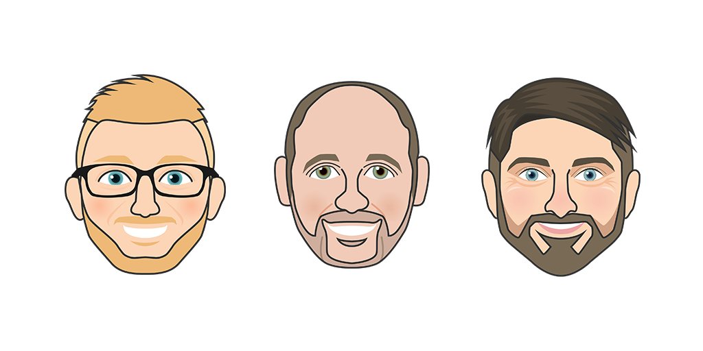 Who's heading to <a href="/midwestUX/">MidwestUX</a> next week? Our awesome devs Ross, James &amp; Chad will be there, see if you can spot their real life faces and say hello!👋 (Or hit up Ross on <a href="/raspygold/">Ross Baird</a> if you're keen to catch up!)