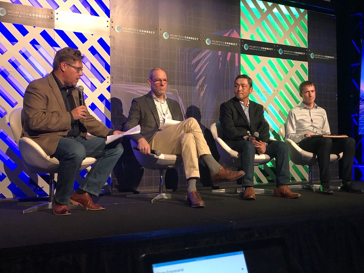 LAGreene4's tweet photo. Tom Van den Brulle “What are we doing to stay relevant in dialogue with the end customer?” #ITC2018 @MunichRe_US https://t.co/n636RSLfiQ