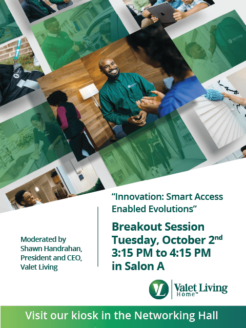 ValetLiving's tweet photo. “Smart Access Enabled Evolutions” Breakout Session! - Hosted by Shawn Handrahan, President and CEO of Valet Living. Today from 3:15 PM to 4:15 PM in Salon A at @NAAhq's Maximize. #NAAMaximize #SettingTheStandard #Max18 https://t.co/1d4NELDtO5